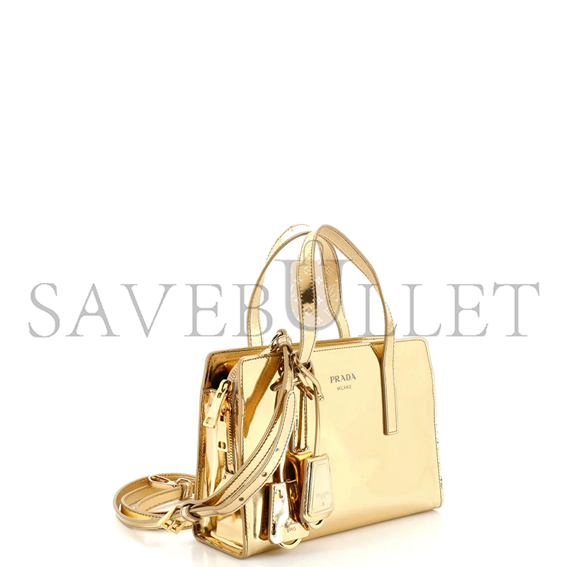 Pra*a re-edition 1995 tote spazzolato leather mini 1ba357 (22*15*6.5cm)
